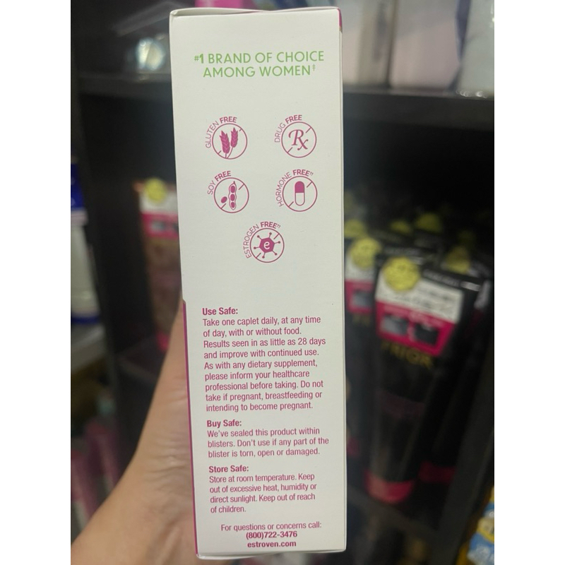 Estroven® Complete  Multi-Symptom Menopause Relief  วัยทอง อาการวัยทอง ไม่ใช่ยา จากอเมริกา 84เม็ด ราคา ถูกที่สุด ดีลบีเคเค แกลเลอรีภาพที่ 6