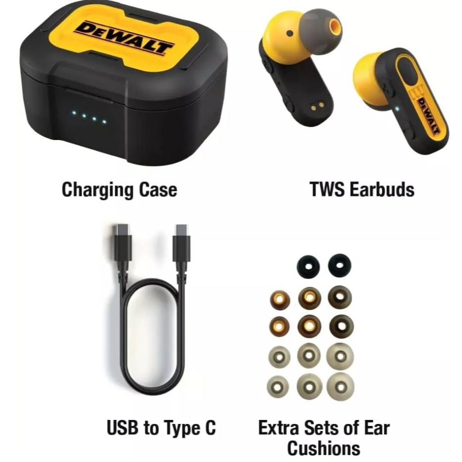 DEWALT หูฟัง Bluetooth Pro-X1 รุ่น DXMA1902092E ของแท้100%