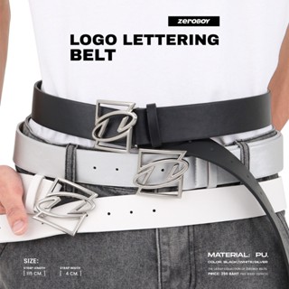 ZEROBOY - Logo Lettering Belt 