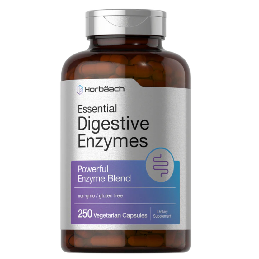 Horbaach Essential Digestive Enzymes | 250 Capsules