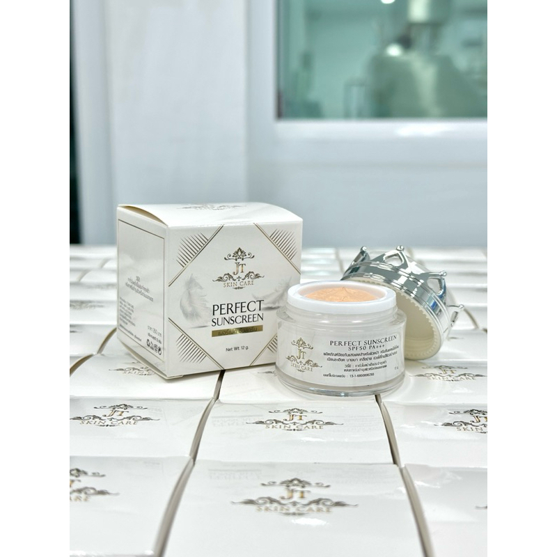 JT Skin Care ครีมกันแดดเนื้อใยไหม SPF50 PA++ ขนาด12g.