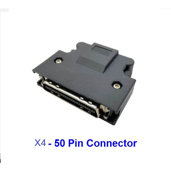 X4 Plug Servo Motor Connector SM 50Pin male with latch, SCSI 50 Pin