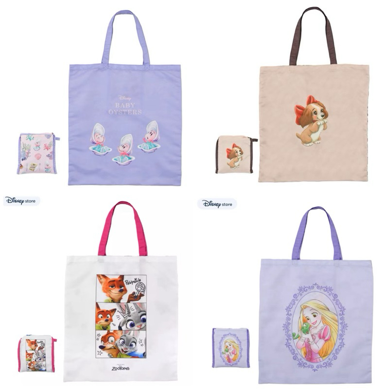 กระเป๋า eco bag พับเก็บได้ disney jp🇯🇵