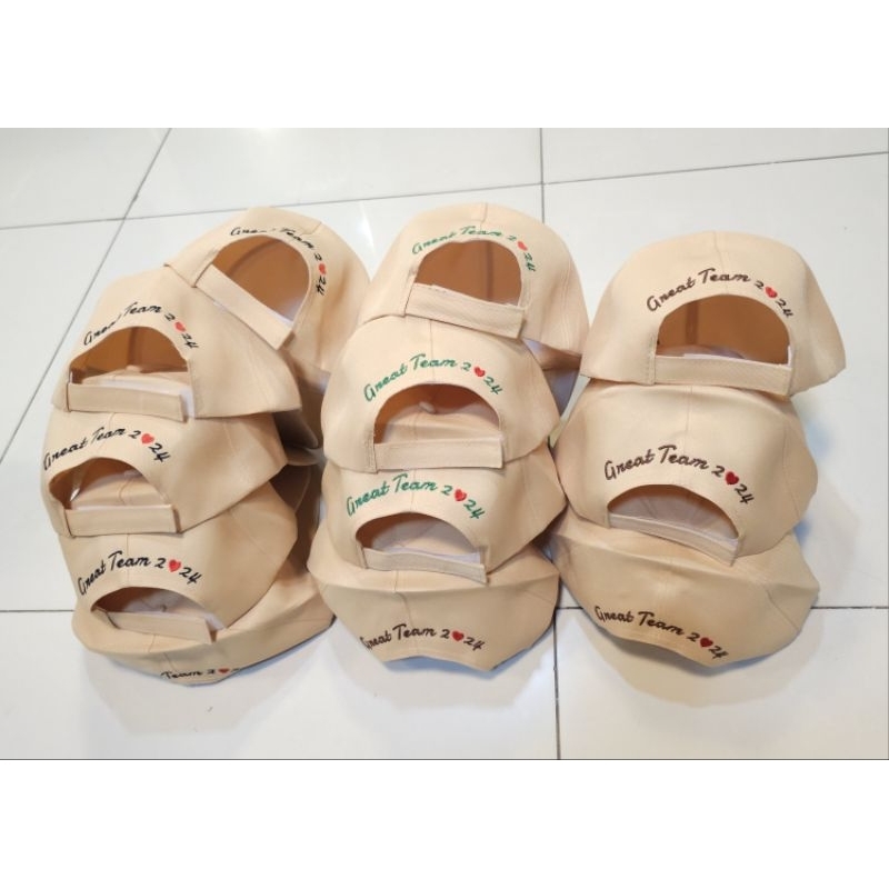 แก๊ปปักชื่อ ปักโลโก้ รุ่นราคาประหยัด ลายปักสวย สวมใส่สบาย - รูปที่ 7