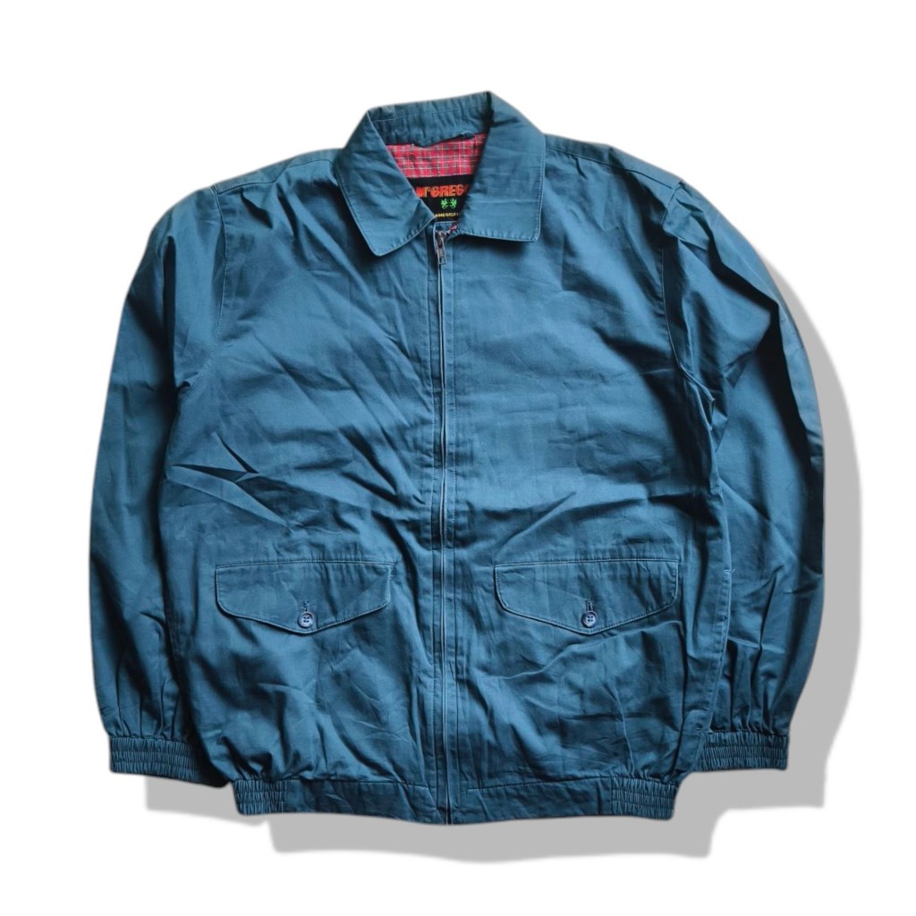 McGREGOR Ocean Blues Harrington Zipper Jacket รอบอก 44”