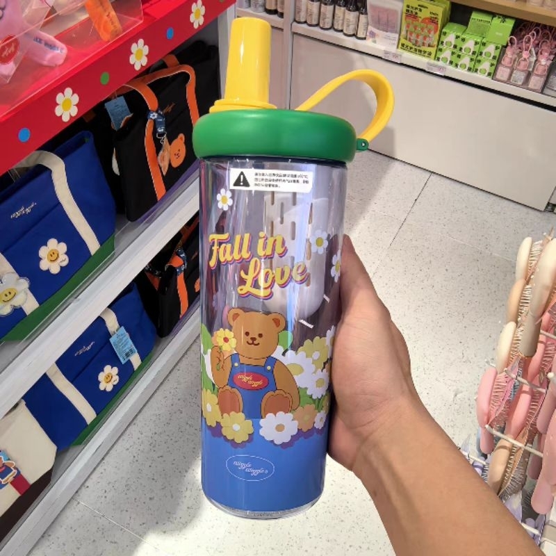 พร้อมส่ง*  Wiggle Wiggle x miniso วิกเกิ้ล วิกเกิล / แก้วยาว  กระติกน้ำกระบอกน้ำ สุดน่ารัก