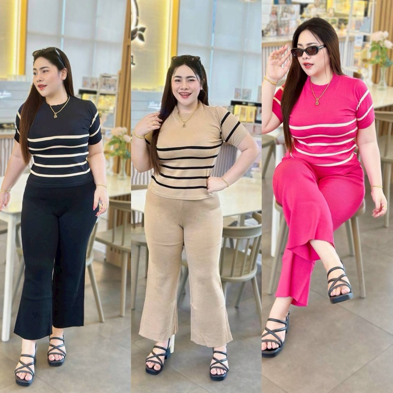 CF-S3S1🌹 เซตไหมพรม2ชิ้น อก36-46 เอว30-42 สะโพก40-50