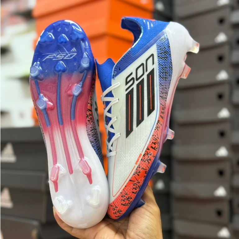 รองเท้าฟุตบอล สตั๊ด Adidas F50 Elite Son สายสปีด ถ่ายจากสินค้าจริง ใส่ไม่ได้เปลี่ยนได้ (ของแถมกล่อง+