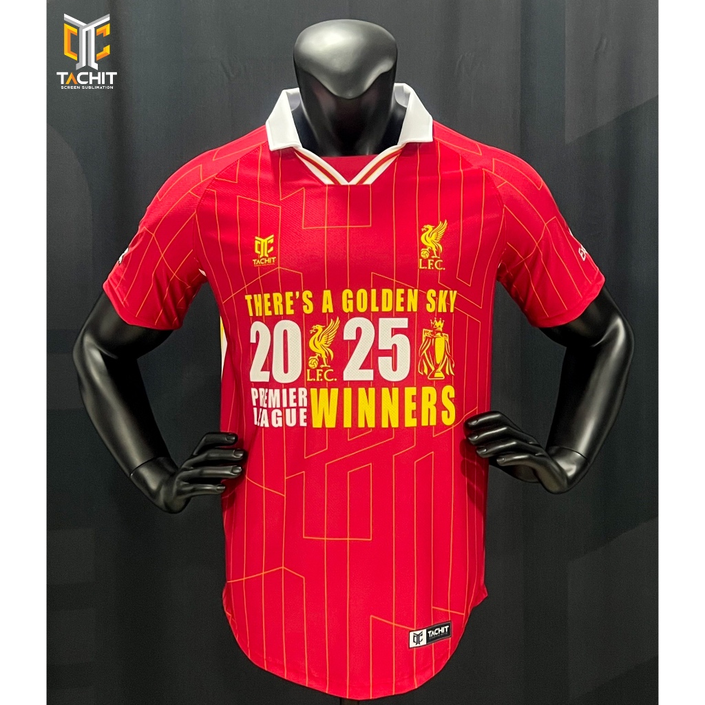 TLV03 เสื้อ LIVERPOOL Champions 🔥🔥🔥🔥 คอปก วินเทจ ไหล่สโลป