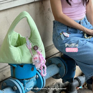 Puffie Strap สายคล้องข้อมือ สายคล้องมือถือ | mmheartstore