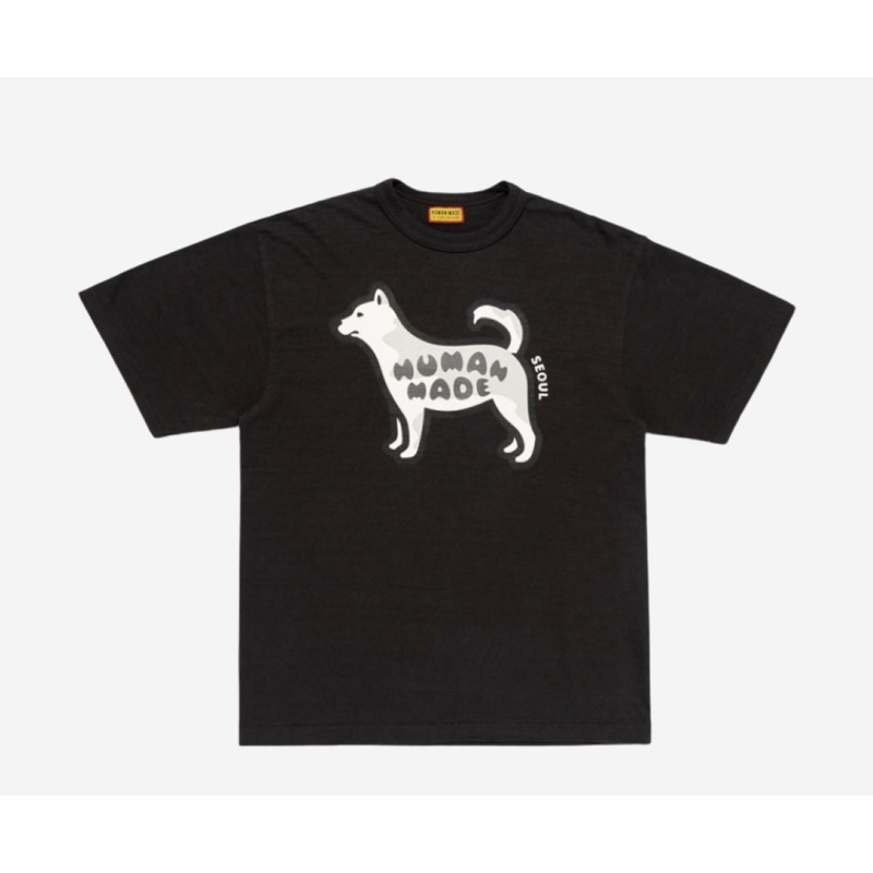 🇰🇷 พรี/พร้อมส่ง Human Made Animal Graphic T-Shirt Jindo Dog - Seoul Store Exclusive