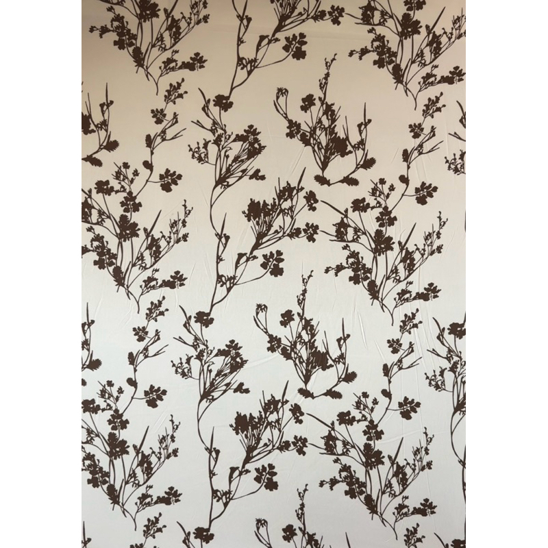 ผ้าไหมอิตาลีพิมพ์ลาย รุ่น MN018 หน้ากว้าง 60 นิ้ว ลายยอดฮิต ผ้านุ่ม สีสดชัดเจน