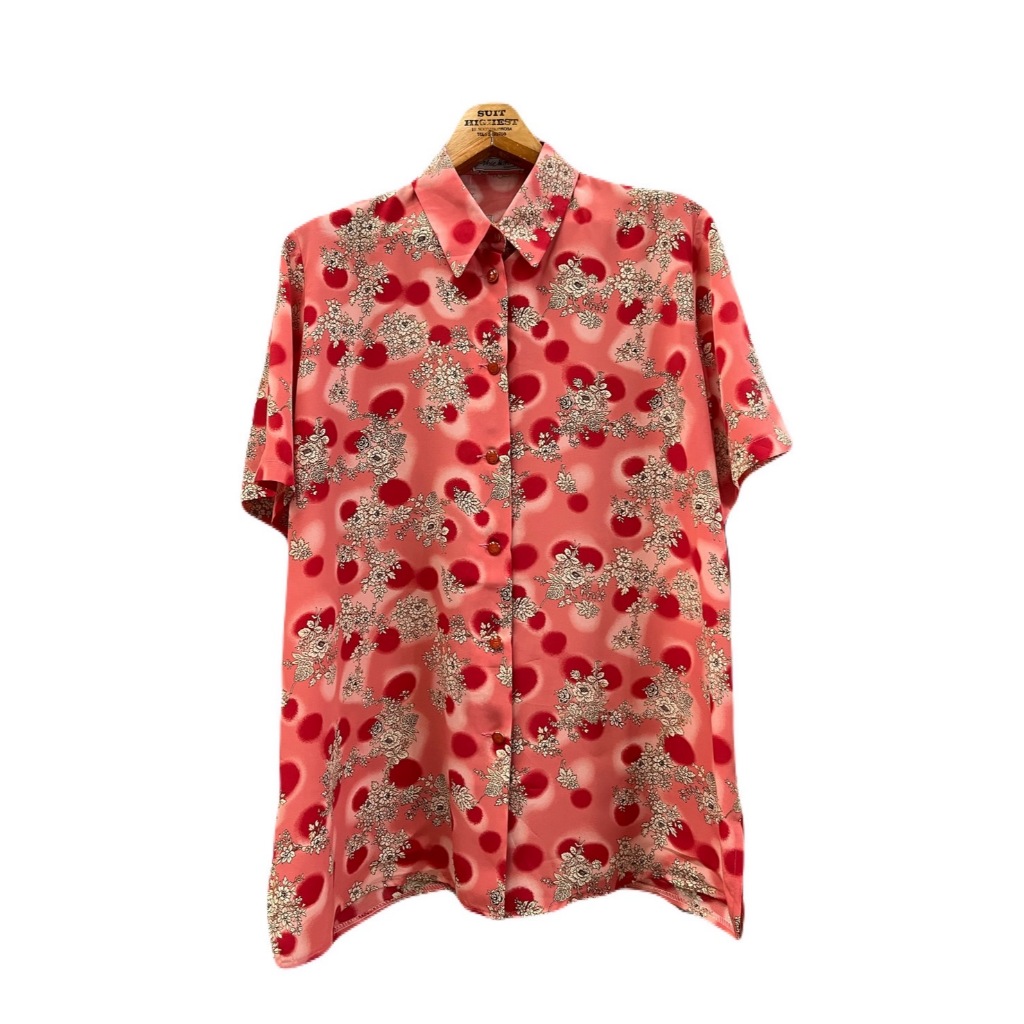 เสื้อวินเทจ ผู้หญิง อก46/เอว46/ไหล่16/ยาว28 Sophie Martin มือสอง งานญี่ปุ่น (Vin88) ซักแล้ว