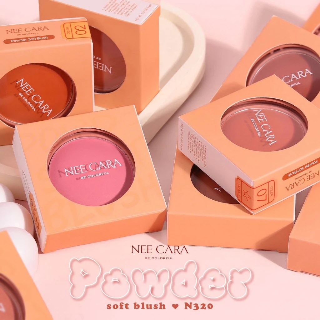 NEE CARA |  N320 นีคาร่า บลัชออน ปัดแก้ม เนื้อฝุ่น POWDER SOFT BLUSH thumbnail 5