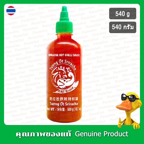 ไก่ซอสพริกศรีราชา 540กรัม - Kai Sriracha Hot Chilli Sauce 540g