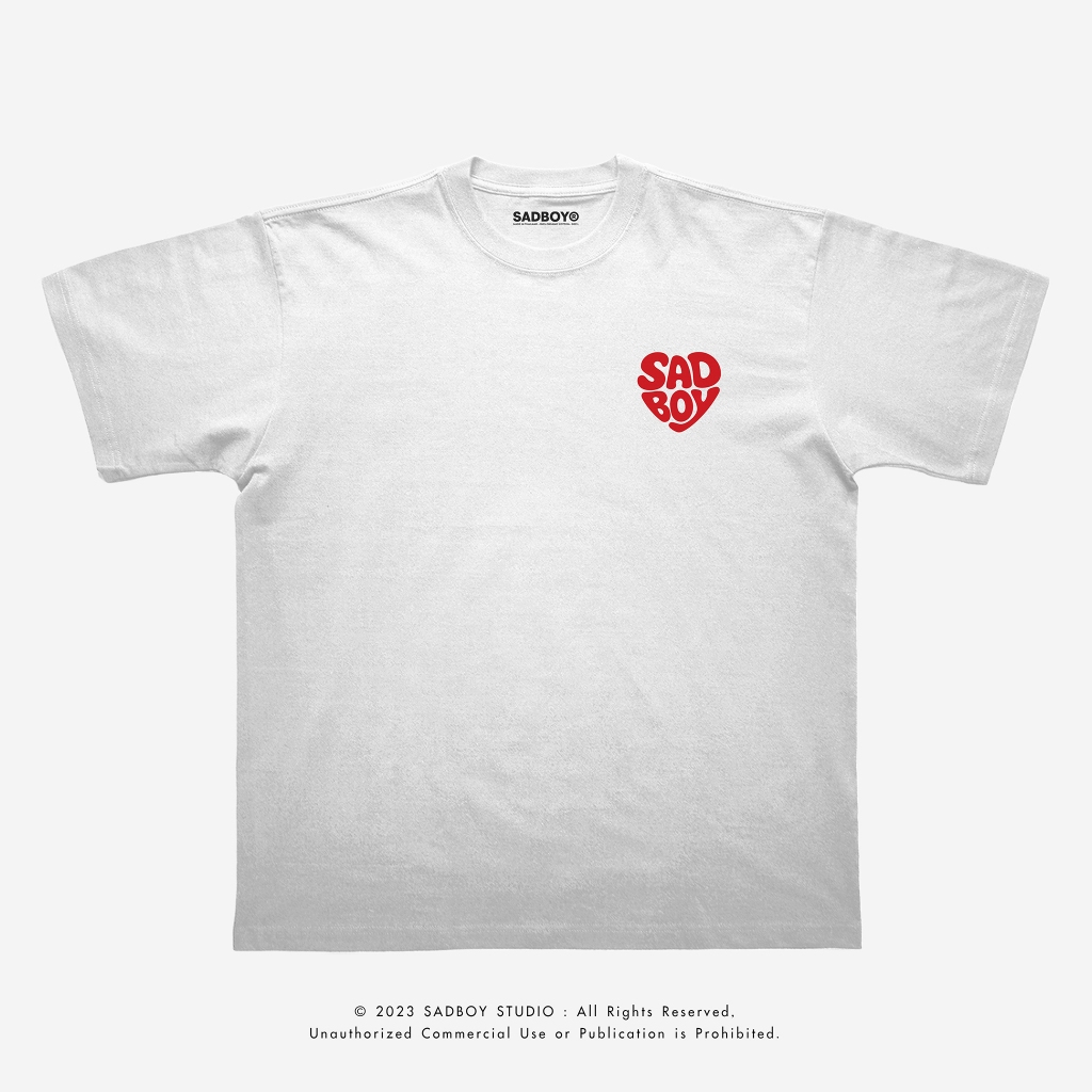 [ ส่งด่วน ] SADBOY® | Heart | 100% Organic Cotton