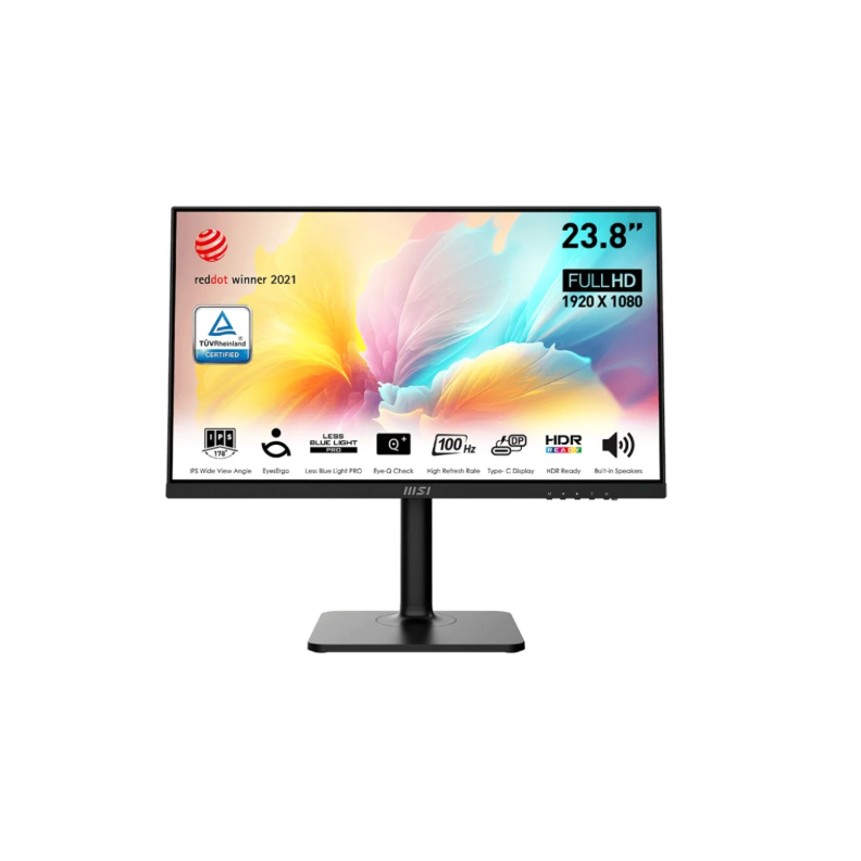 MONITOR (จอมอนิเตอร์) MSI MODERN MD2412P - 23.8 IPS FHD 100Hz BY COMCOM