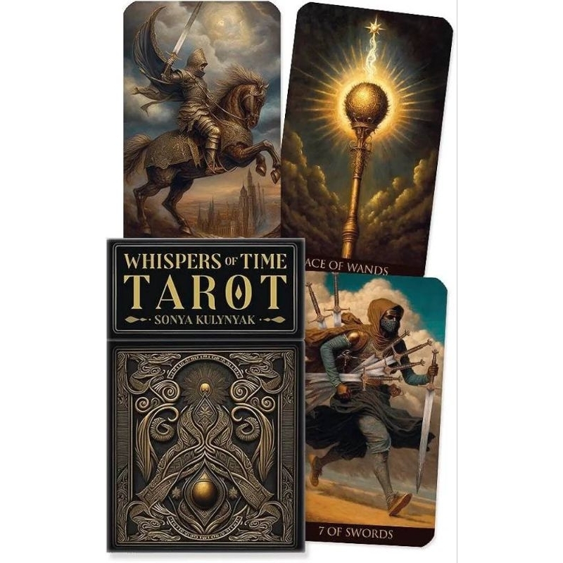 Whispers of Time Tarot ไพ่ยิปซีแท้ขอบทองหรูหรา ไพ่ยิปซี ไพ่ทาโร่ต์  Tarot Oracle Cards