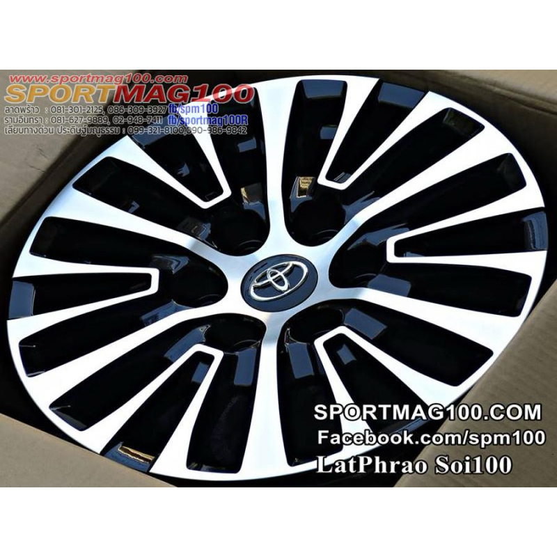 ล้อแม็กซ์ ORL166 สีดำหน้าเงา 7.5-16นื้ว 6รู130 ET45 [21295]