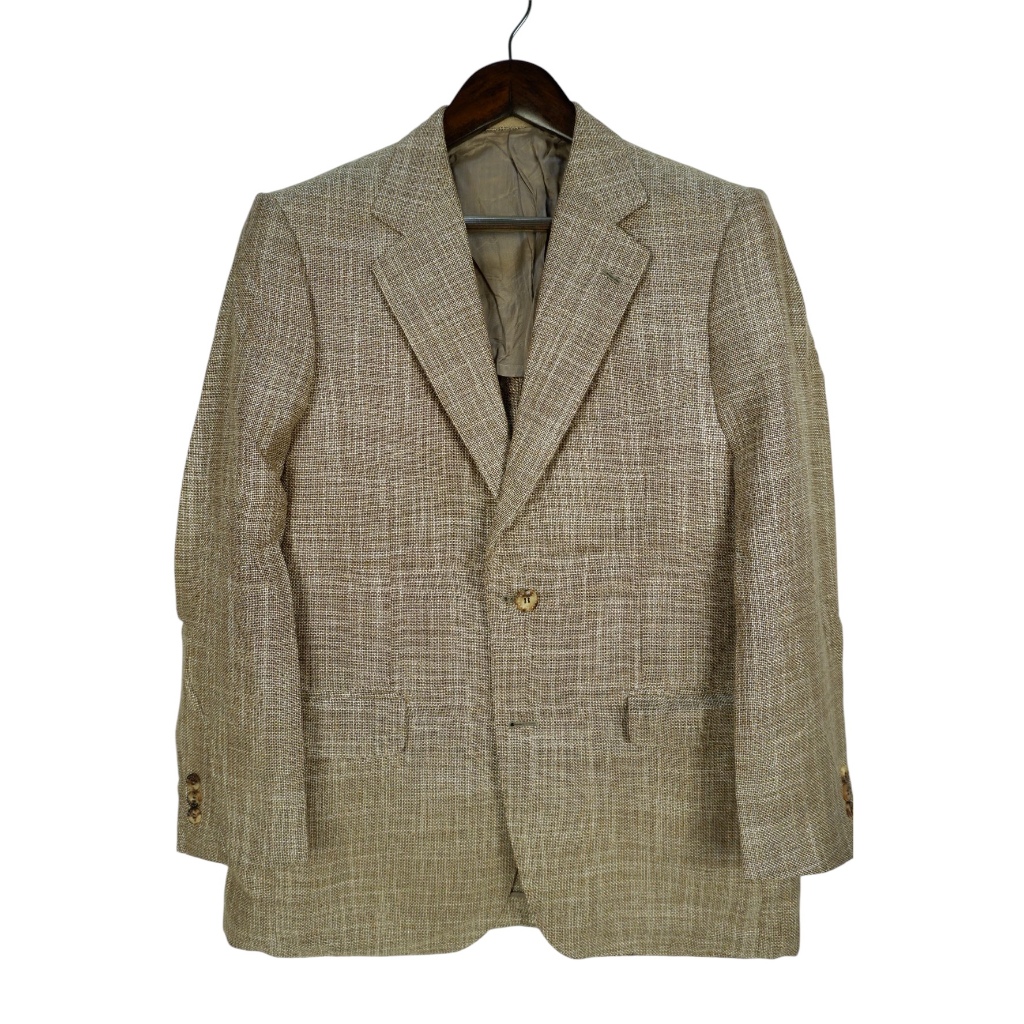 สูท Hickey-Freeman อก42 ผ้าSilk Cotton Nylon สีเทา Japan Half Canvas สูทผู้ชาย สูทผู้หญิง สูทแบรนด์