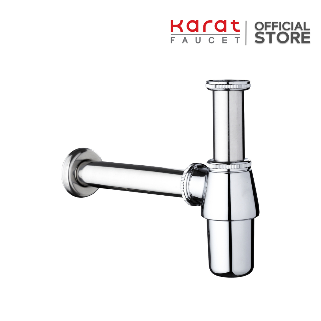Karat Faucet ท่อน้ำทิ้งแบบกระปุก ยาว 25 ซม. (Zinc) รุ่น  KA-02-112-50