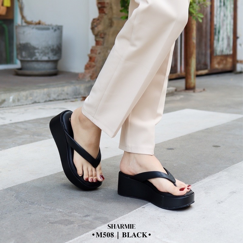 Softchu รุ่น M508 รองเท้าแฟชั่นผู้หญิง ส้นโฟมเตารีดใส่สวยสบาย
