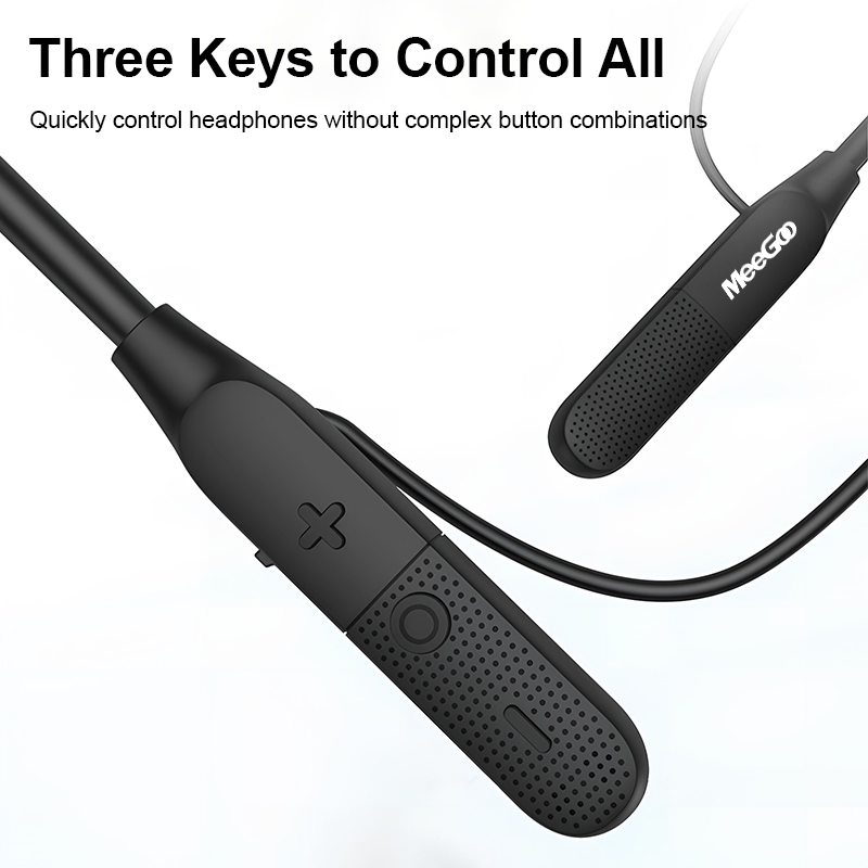 MeeGoo Wireless bluetooth Headset Neck Halter หูฟังบลูทูธไร้สาย พร้อมไมโครโฟน หูฟังไร้สาย IPX5 กันน้ำ