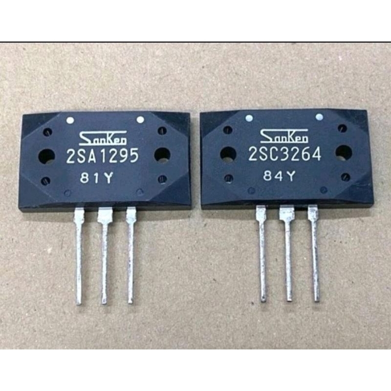 Sanken ของแท้ เบอร์ 2SA1295 - 2SC3264 ไม่ขายเเยกเบอร์ จำนวน 1คู่ เครื่องเสียง เครื่องขยายเสียง.