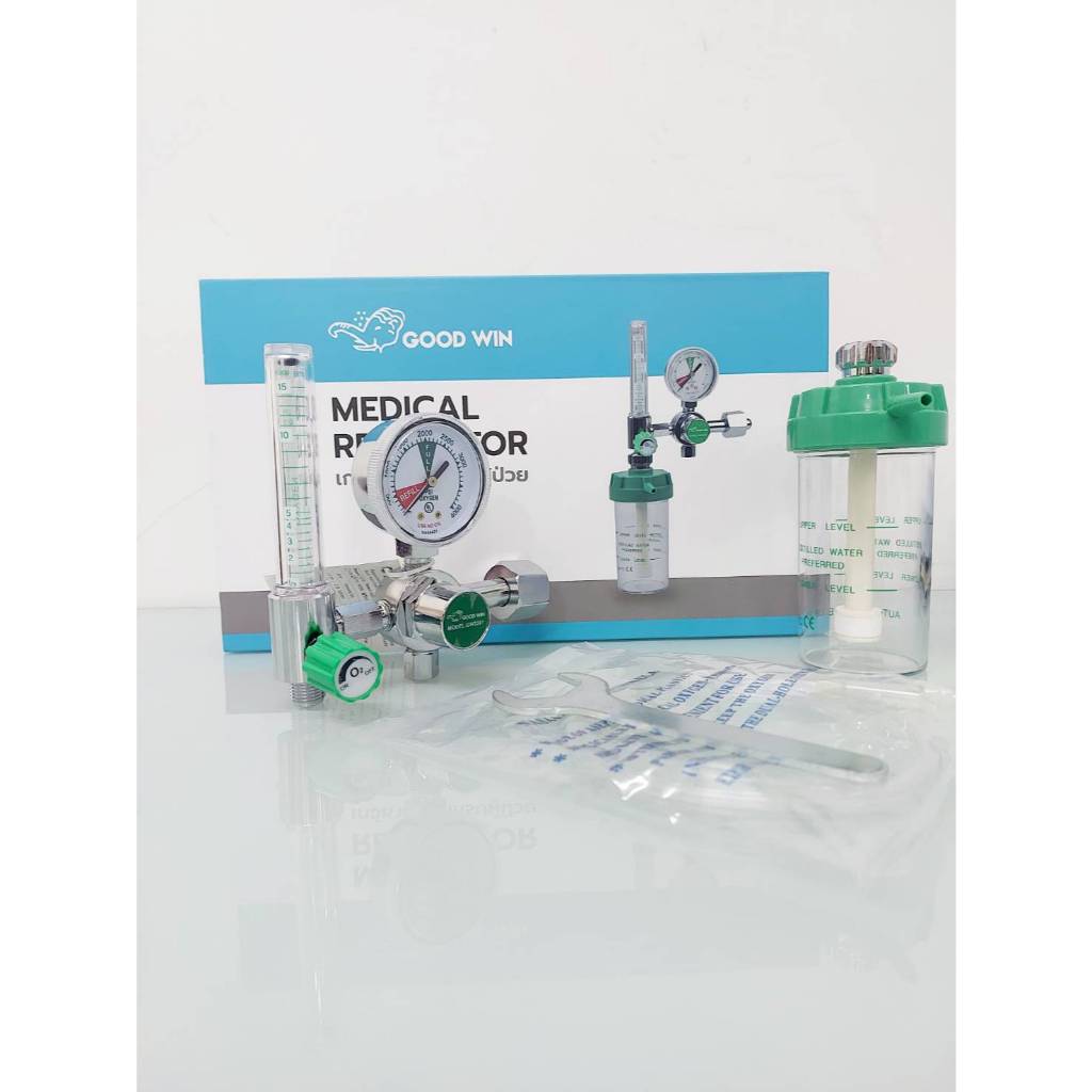 เกจ์หายใจ Goodwin รุ่น GW2307 ( พ่นยาได้ ) เกจ์ออกซิเจนสำหรับผู้ป่วย