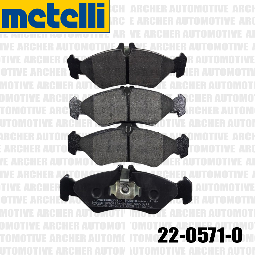 ผ้าเบรก หลัง (brake pad) BENZ Spriter II WD901, 902 ปี 1995-2006