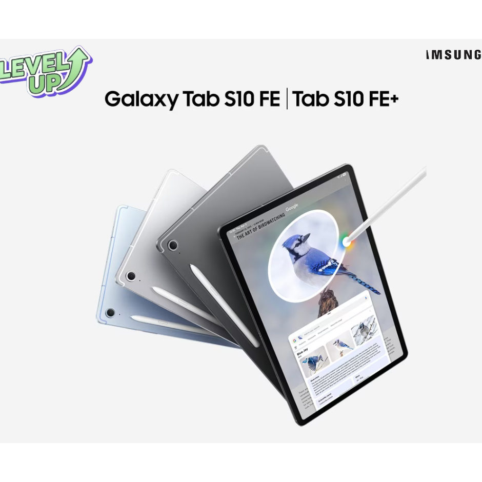 [พร้อมส่ง] แท็บเล็ต SAMSUNG Galaxy Tab S10 FE, S10 FE+ 5G, WIFI (8/128GB) , (12/256GB) ประกัน 1 ปี