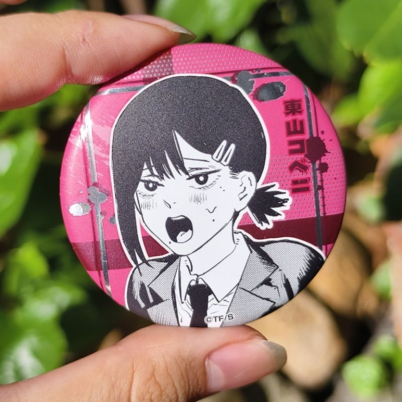 [พร้อมส่ง] Chainsaw man Higashiyama Kobeni badge เข็มกลัด โคเบนิ