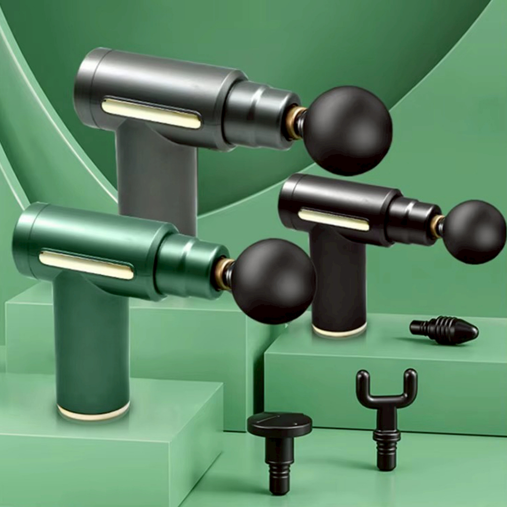 ปืนนวดไฟฟ้า PAE-9048 สำหรับนวดกล้ามเนื้อ นวดไหล่คอ แขน ขา Mini Massage Gun เครื่องนวด สะดวก ทนทาน - รูปที่ 6