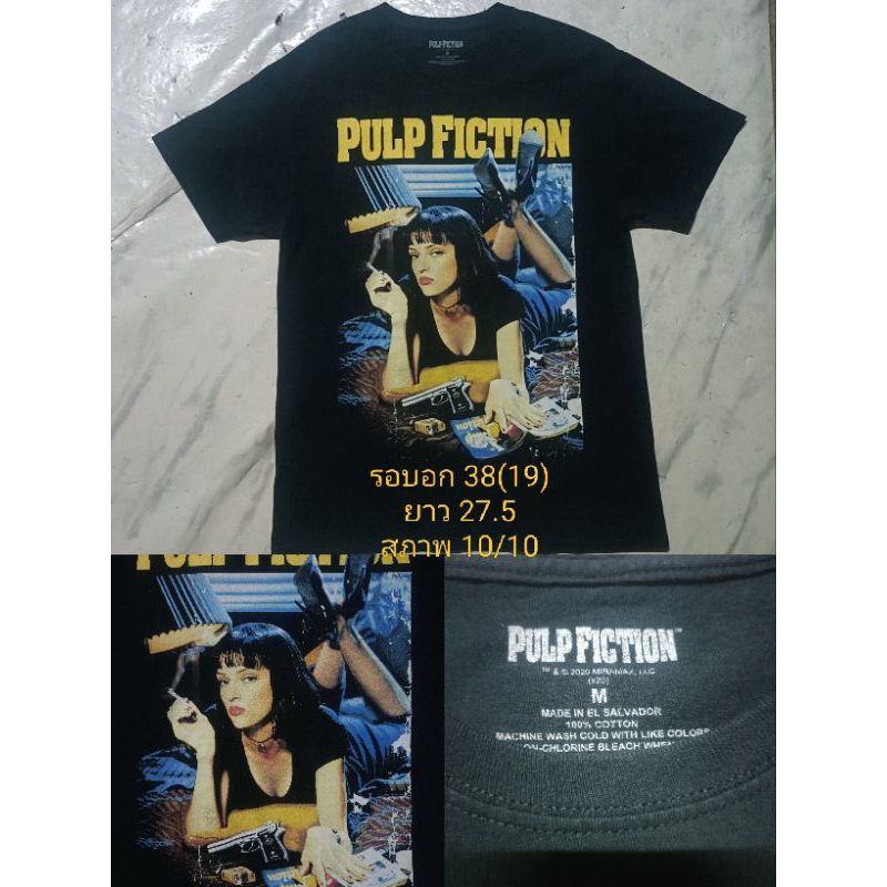 เสื้อPULP FICTION ลิขสิทธิ์แท้ M (อ่านรายละเอียด)