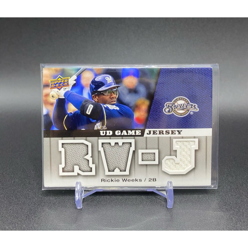 Rickie Weeks 2009 Series 2 Triple Jersey Card #GJ-RW