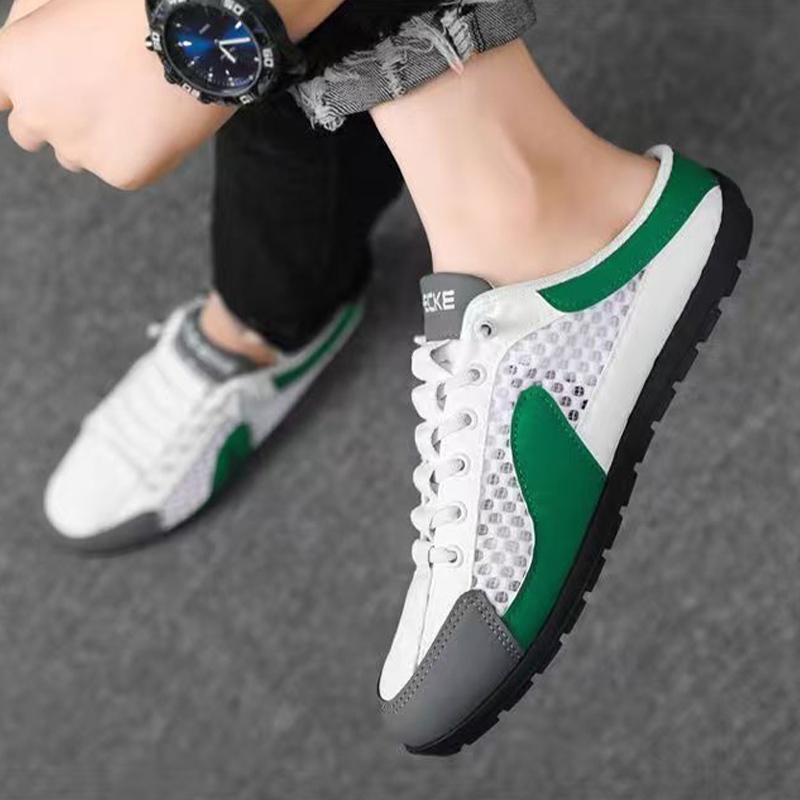 LHSunshine รองเท้าผ้าใบเปิดส้น รุ่นนี้ใหม่มาแรงมาก วัสดุอย่างดี สวมใส่ง่ายใส่สบายเท้า มีให้เลือกหลากหลายสี ราคาโคตรคุ้ม - รูปที่ 5