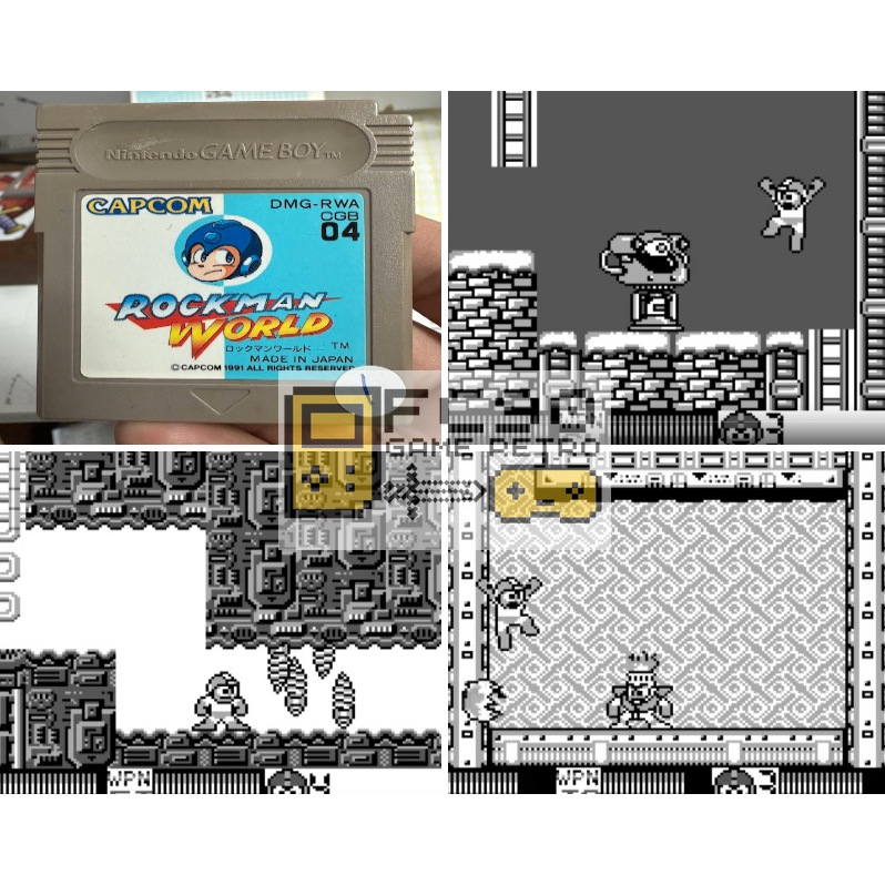 ตลับเกมร๊อคแมน Rockman [GB] ตลับมือสอง สำหรับนักสะสมเกมเก่ายุค90 เกมบอย Gameboy