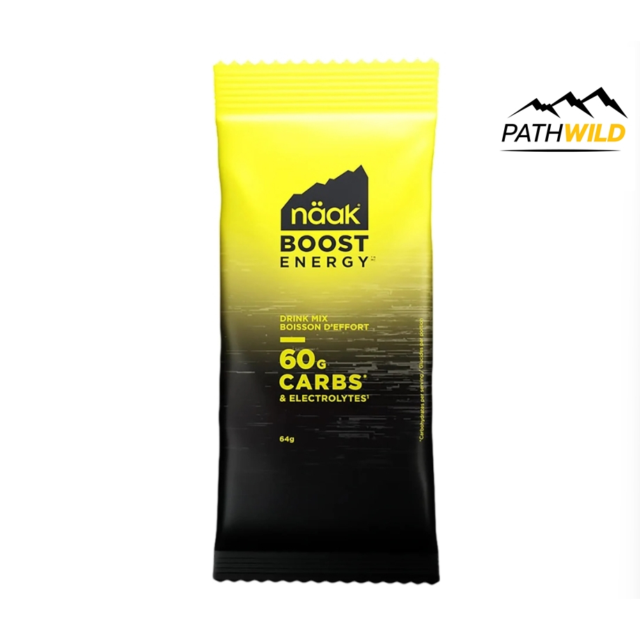 NAAK BOOST ENERGY DRINK MIX ผงชงให้พลังงาน 64G 240 Calories ชดเชยการเสียเกลือแร่
