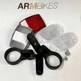 แผ่นทับทิม สะท้อนแสง หน้า หลัง และล้อ สำหรับจักรยาน