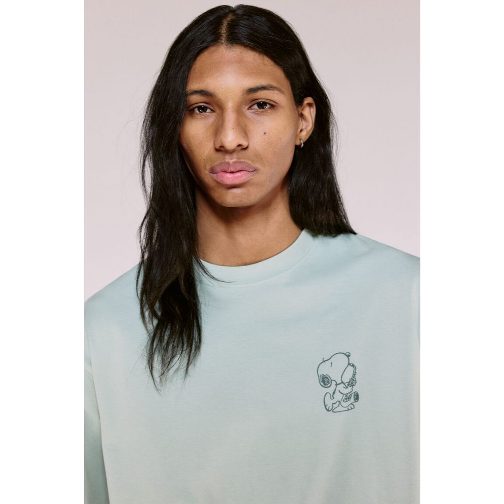 H&M(เอชแอนด์เอ็ม) Loose Fit Printed T-shirt Men Loose Fit Printed T-shirt 1268967_6