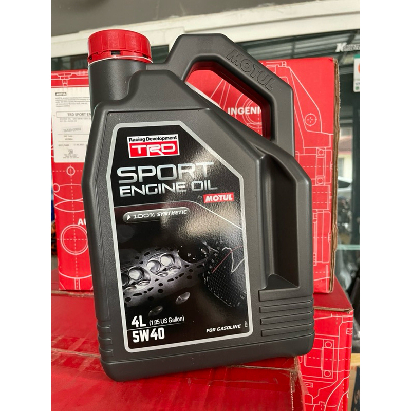 น้ำมันเครื่อง Motul TRD 5W-40 สังเคราะห์ 100% เบนซิน