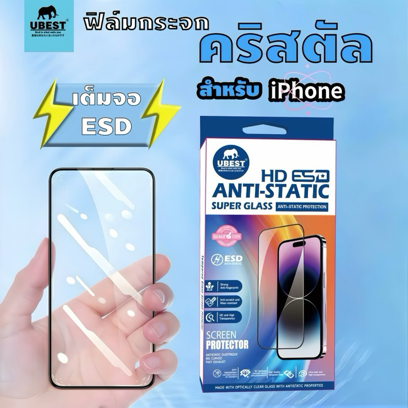 ฟิล์มกระจกใสเต็มจอ ForIPHONE 16promax 15 16pro 14 14promax ฟิล์ม15promaX 12 13 11 11promax ครบรุ่น ฟิล์มกระจกมือถือ