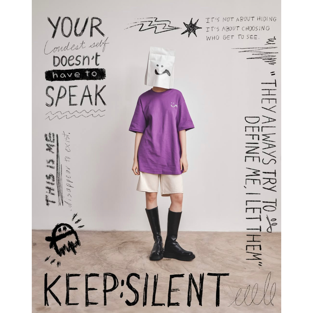 🚚（พร้อมส่ง）💙💜💚🩶🖤🤍ออม orm keepsilent (RE)FLEX COLLECTION #orm #ออม