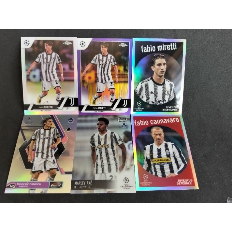 การ์ดฟุตบอล Juventus Soccer Card