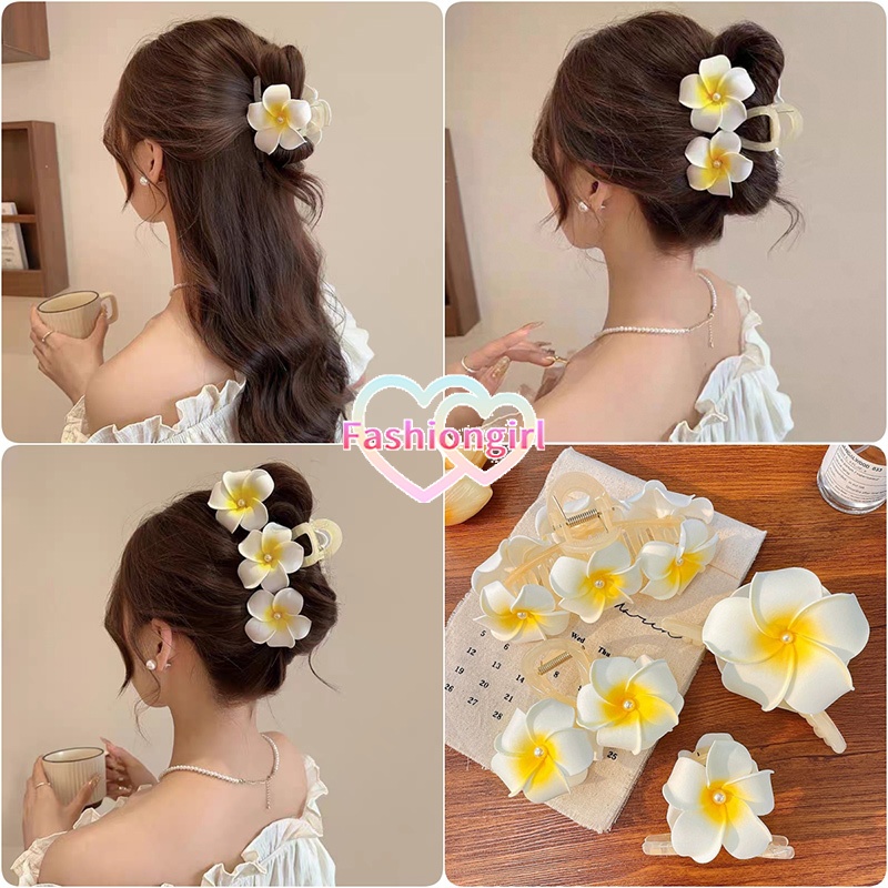 Fashion girl🌼🌼คลิปหนีบดอกลีลาวดี เครื่องประดับผมแฟชั่น คลิปฉลาม สไตล์เกาหลี สามรูปแบบ แฟชั่นสําหรับผู้หญิง
