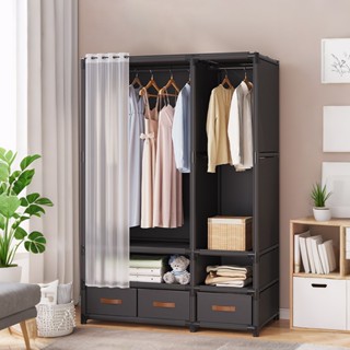 ตู้เสื้อผ้าแบบห้องนอน Land Closet ตู้เก็บของหลายชั้นแบบเรียบ…