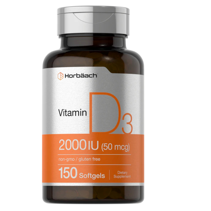 Horbaach Vitamin D-3 2000IU | 150 Softgels