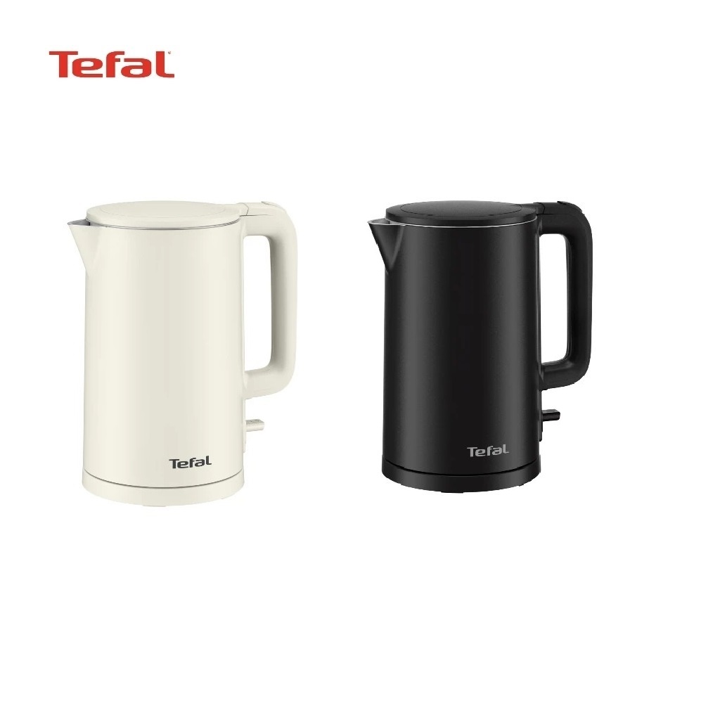 TEFAL กาต้มน้ำไฟฟ้า Thermo Protect 1.5 ลิตร รุ่น KO1408E0 สีดำ และ รุ่น KO140AE0 สีขาว