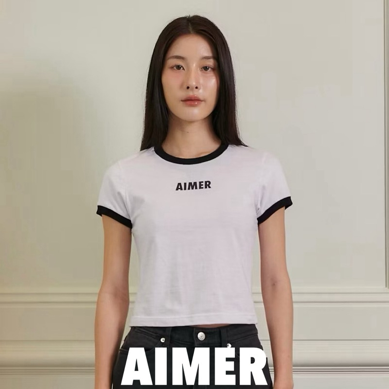 〈พร้อมส่ง แท้100% จากofficial〉AIMER Classic Fit Tee Logo New in pack