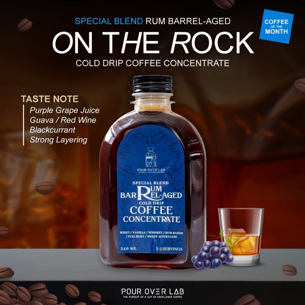 กาแฟสกัดเย็น Special Blend Rum Barrel-Aged Cold Drip Coffee Concentrate | POUR OVER LAB